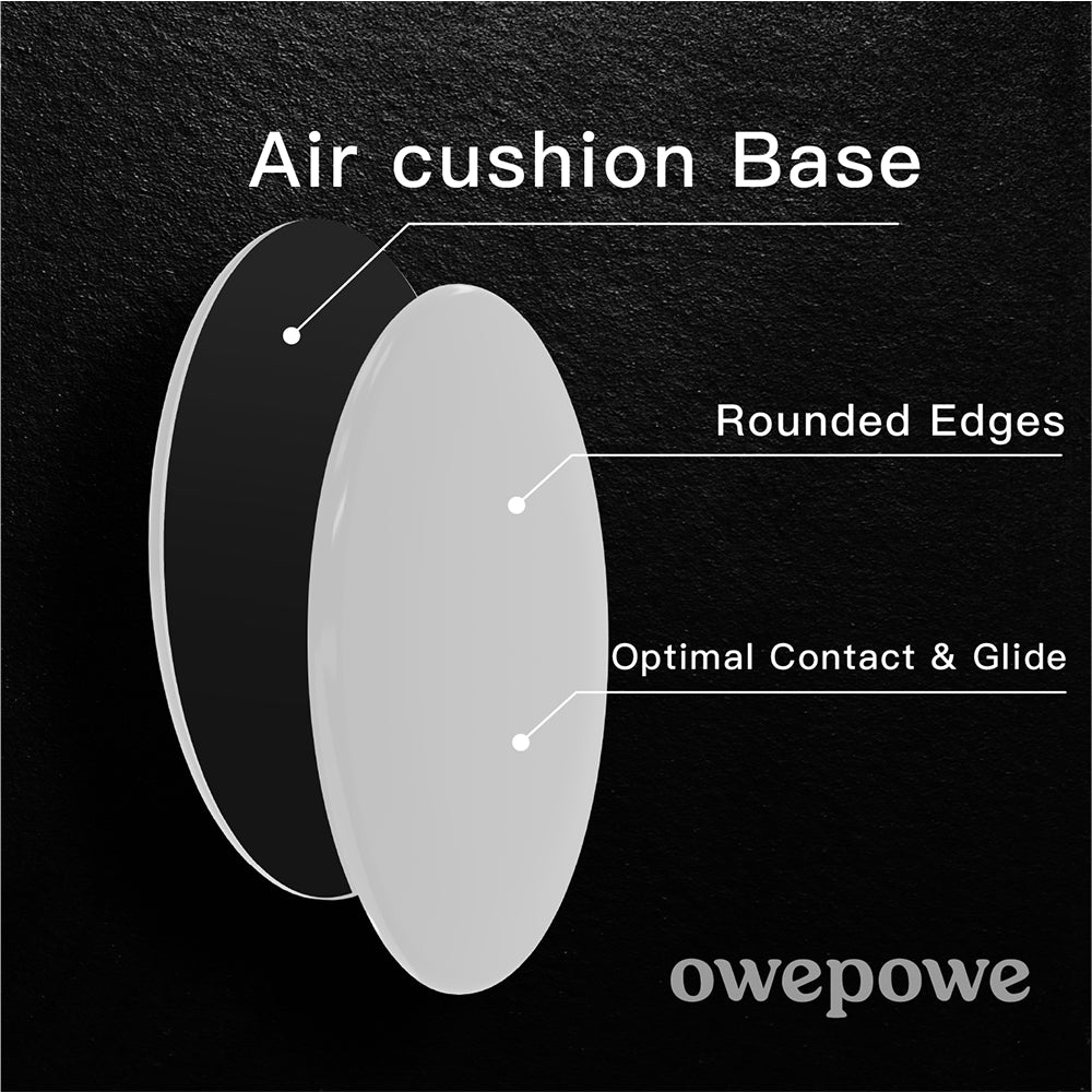 Owepowe Eagle Mouse Skates Speed Dots, White, Large, 32-Count