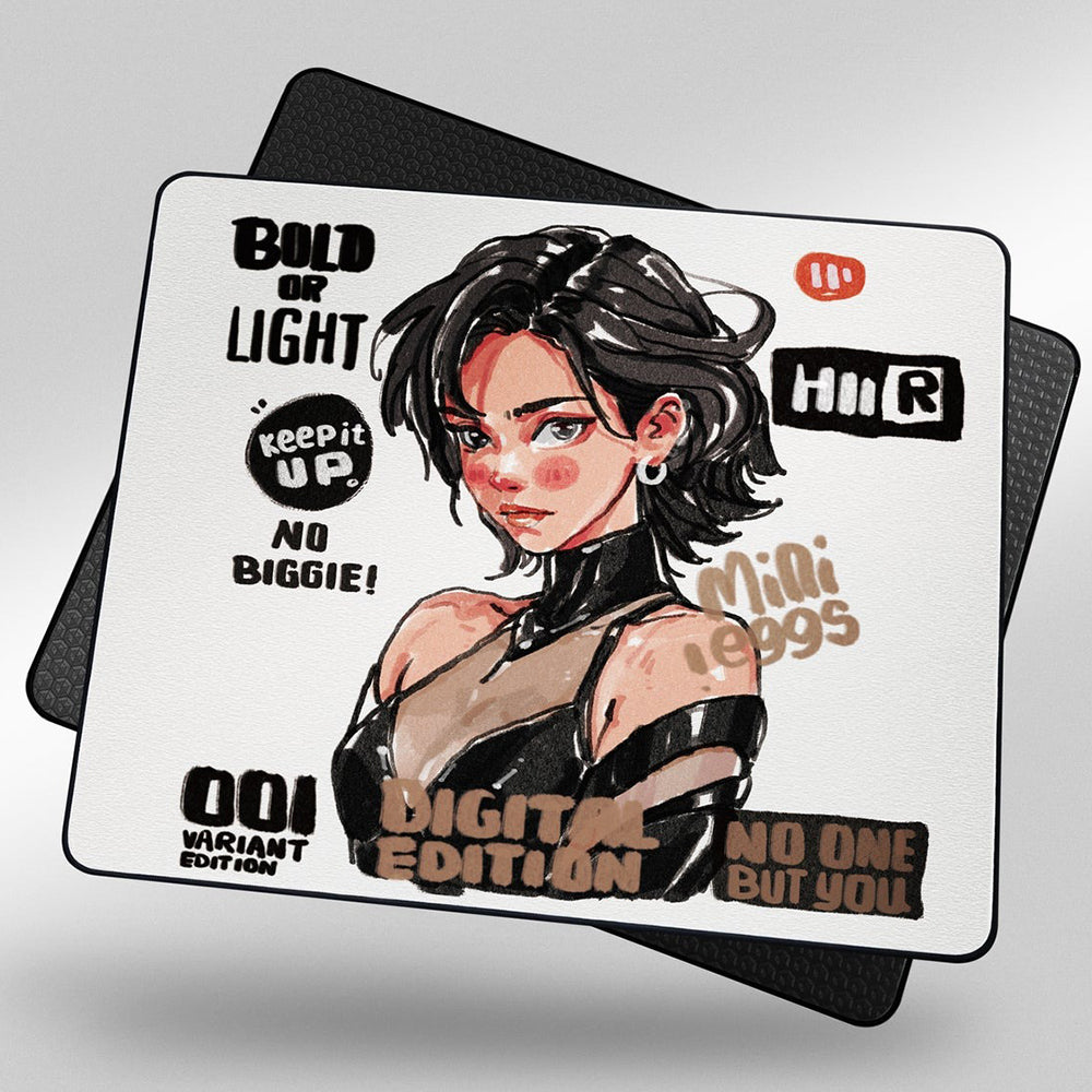 Owepowe WGR series Gaming Mousepad Alita [Cannot be bundled with other products]