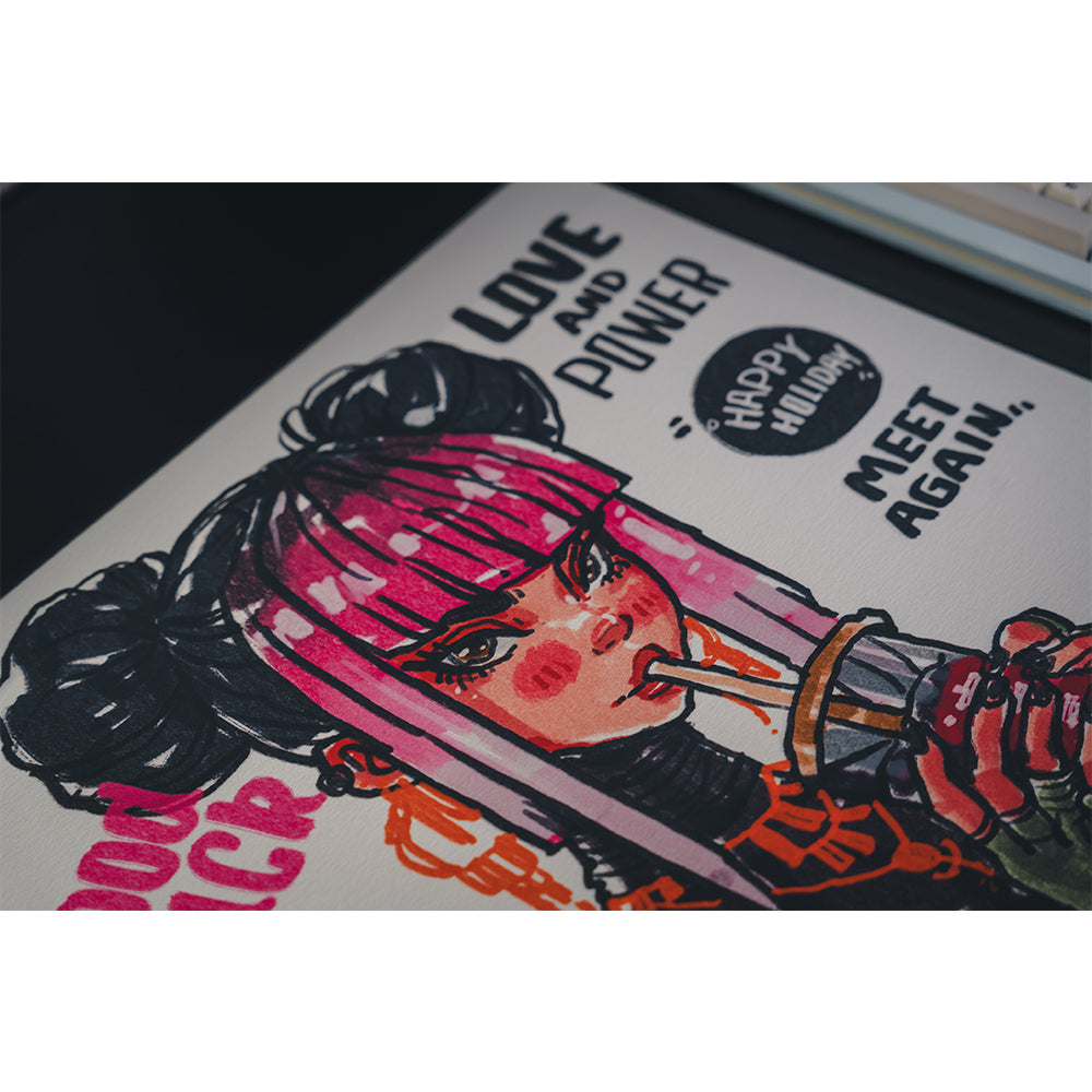 Owepowe WGR Series Gaming Mousepad, Milktea (Cannot be shipped with other products)