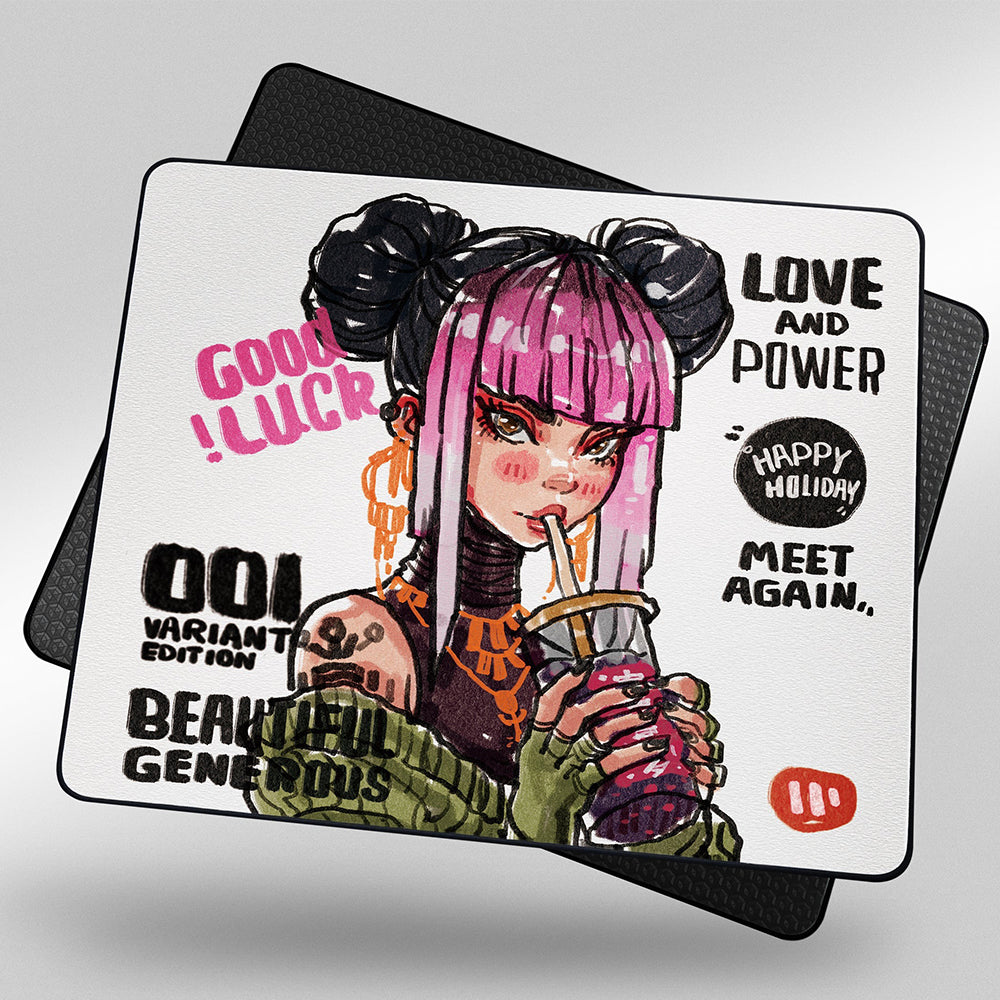 Owepowe WGR Series Gaming Mousepad, Milktea (Cannot be shipped with other products)