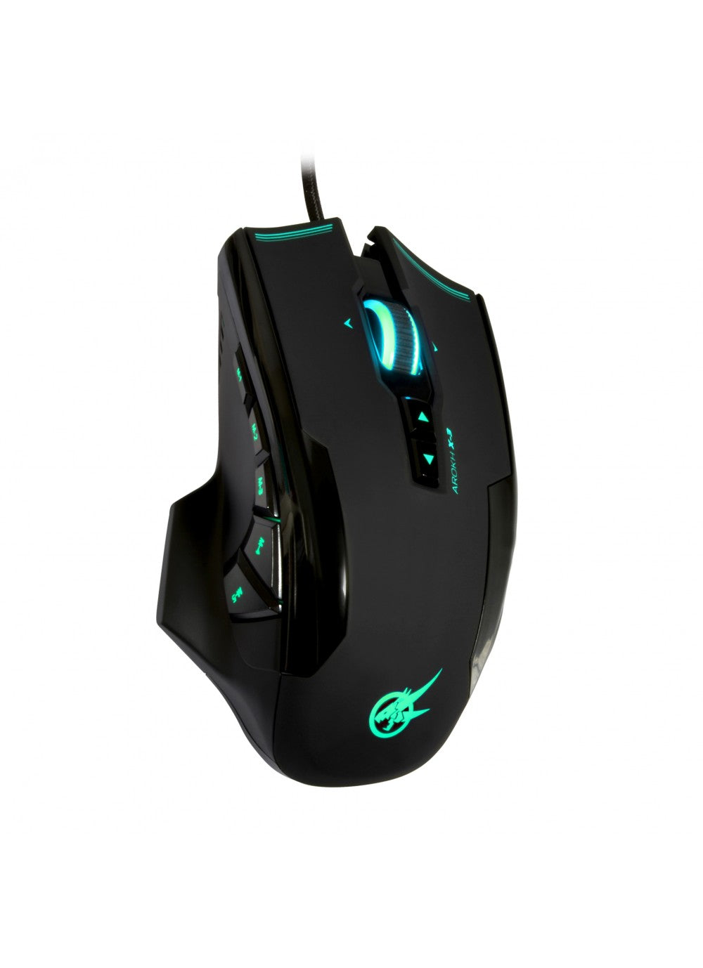 GAMING MOUSE AROKH X-3 - 12 BUTTONS 8200 DPI - GN