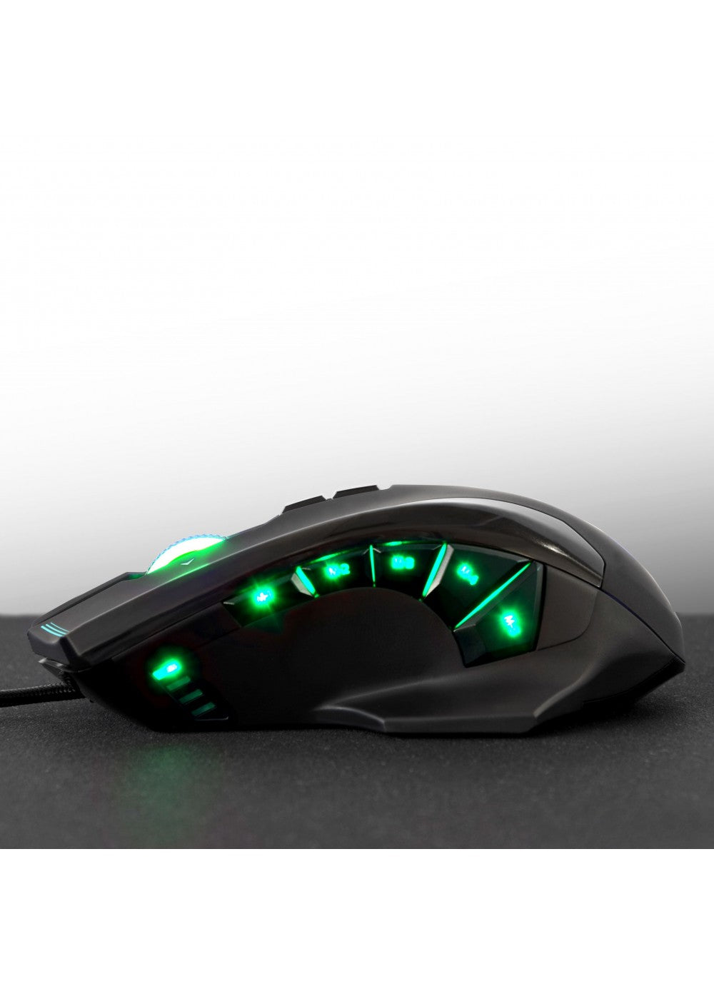 GAMING MOUSE AROKH X-3 - 12 BUTTONS 8200 DPI - GN