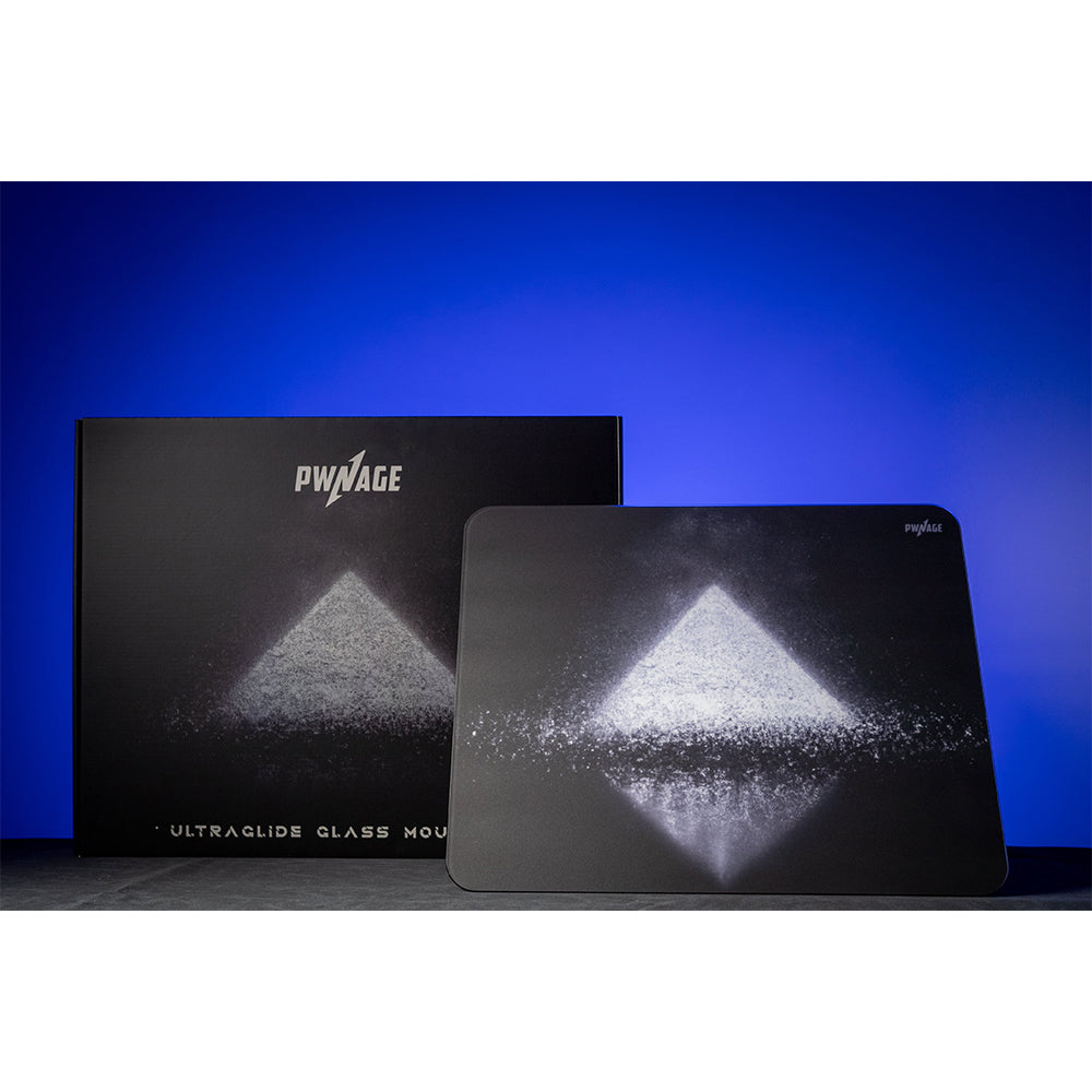 Pwnage Ultra Glide Glasspad Pyramid 500 x 500mm [Cannot be bundled with other products]