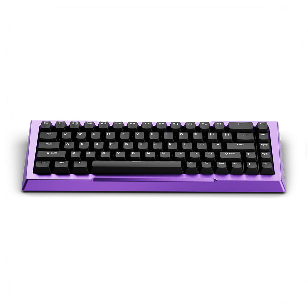 Pwnage Zenblade 65 V2 CNC Mechanical Keyboard PBT keycaps Purple Black Gateron Jade Pro Swtich
