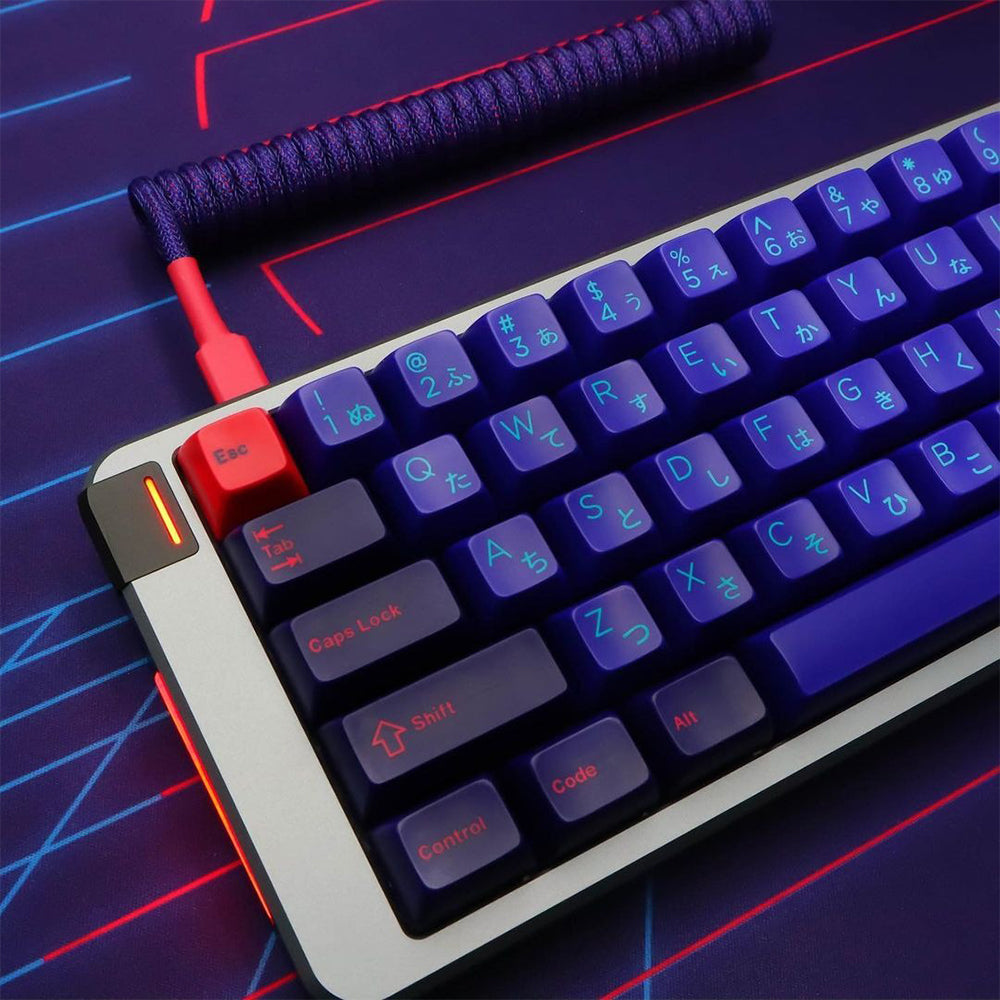 カスタムキーボード用 WAYi キーボード航空プラグケーブル/USB-C/照明 SwiftCables(スウィフトケーブル) メカニカルキーボード用カスタムUSB