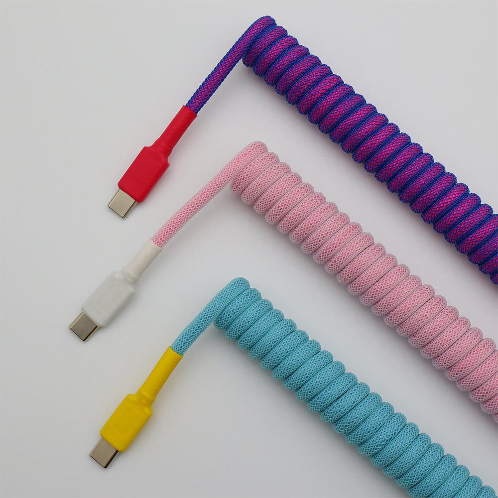 SwiftCables Artisan Custom Cable Baby Blue