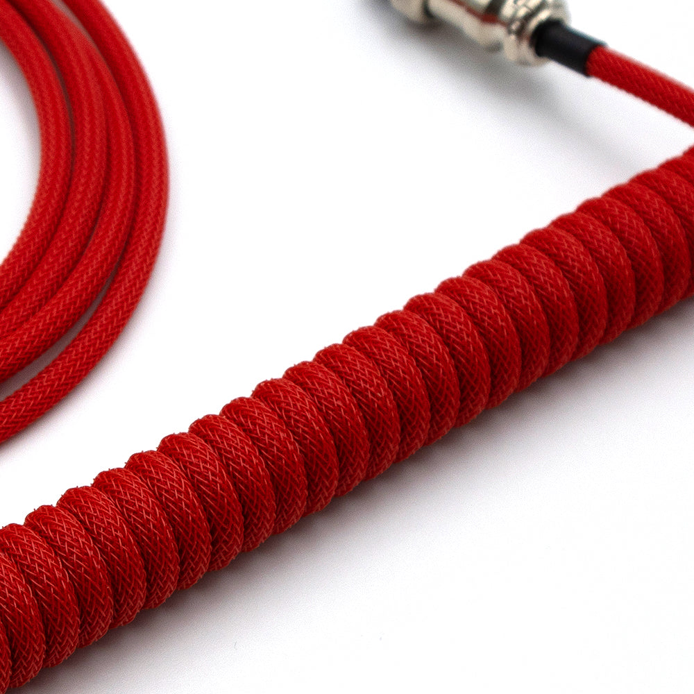 SwiftCables Artisan Custom Cable Double Red
