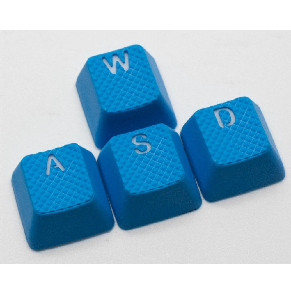 Tai-Hao Rubber Gaming Backlit Keycaps-18 keys/8 keys Sky Blue