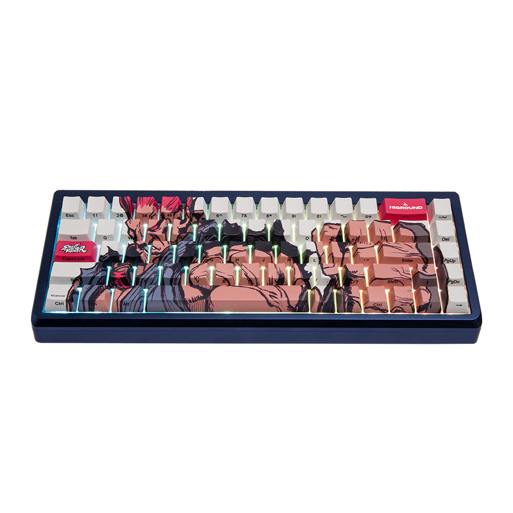 Higround SF x HG Summit 65 keyboard Akuma (Blue Gi)