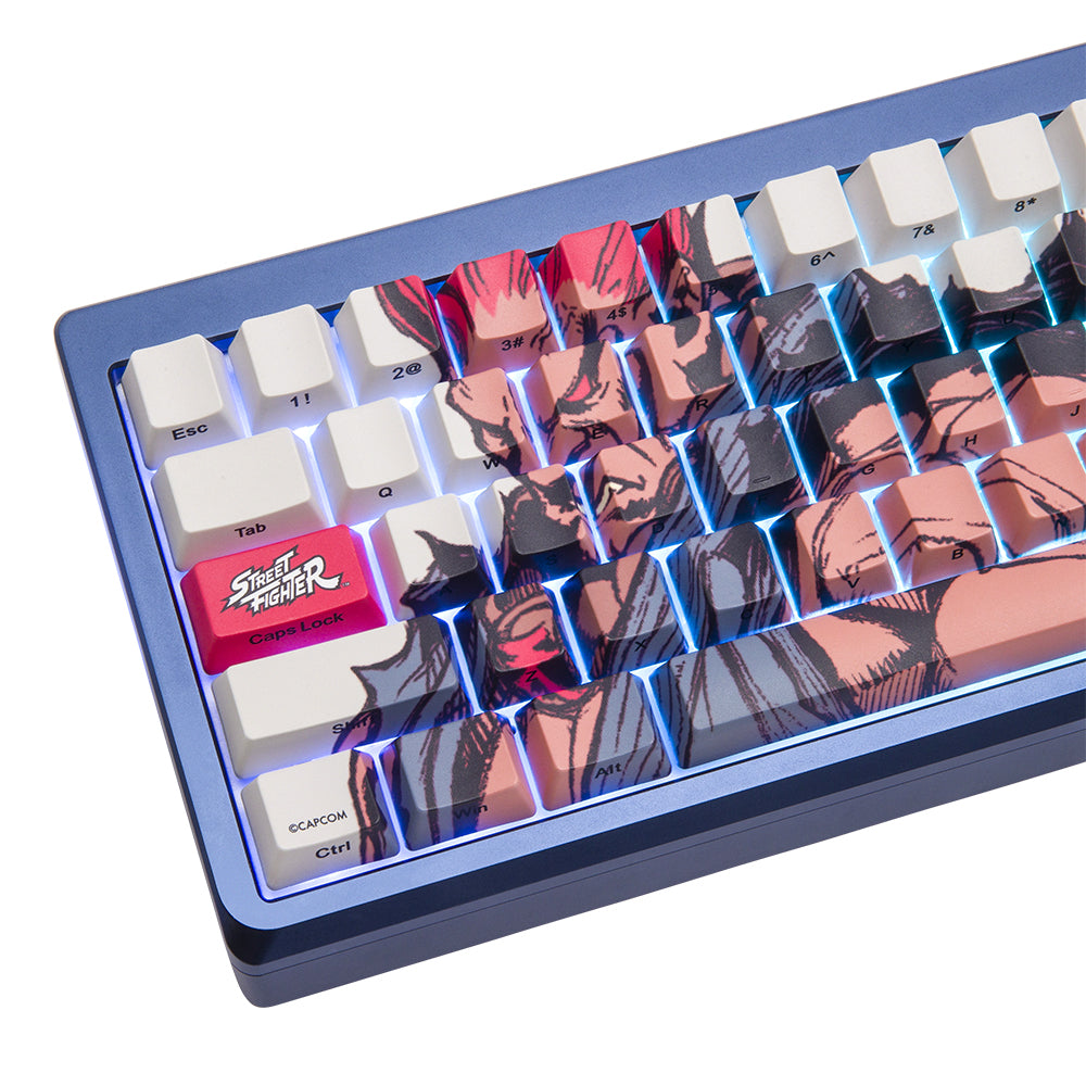 Higround SF x HG Summit 65 keyboard Akuma (Blue Gi)