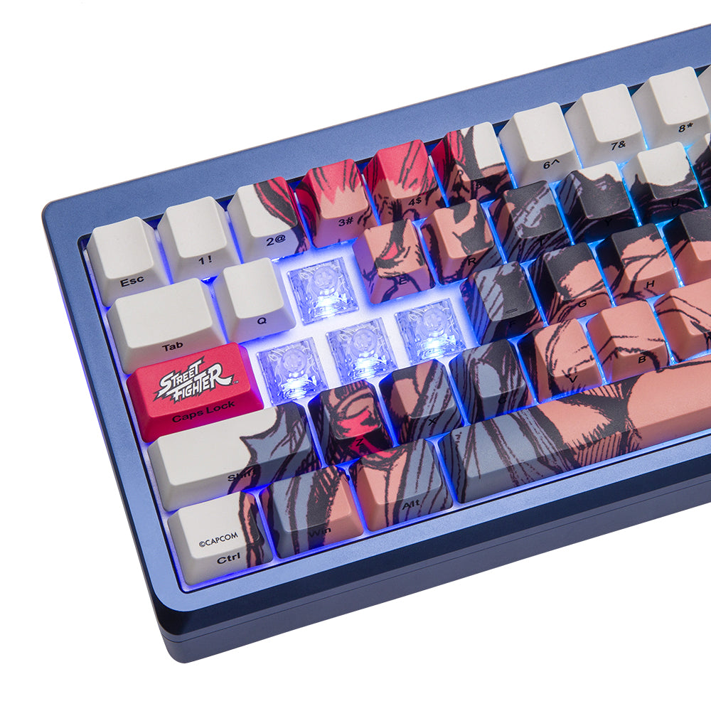 Higround SF x HG Summit 65 keyboard Akuma (Blue Gi)