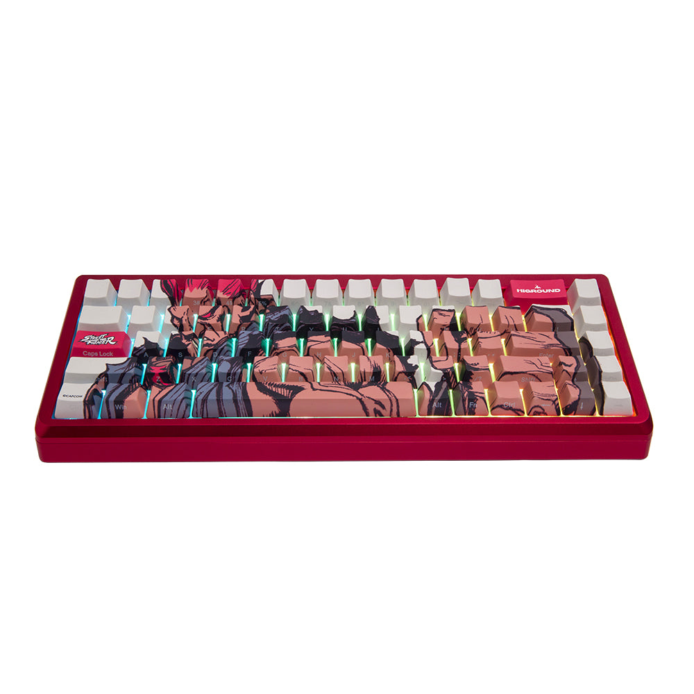 Higround SF x HG Summit 65 keyboard Akuma (Red Gi)