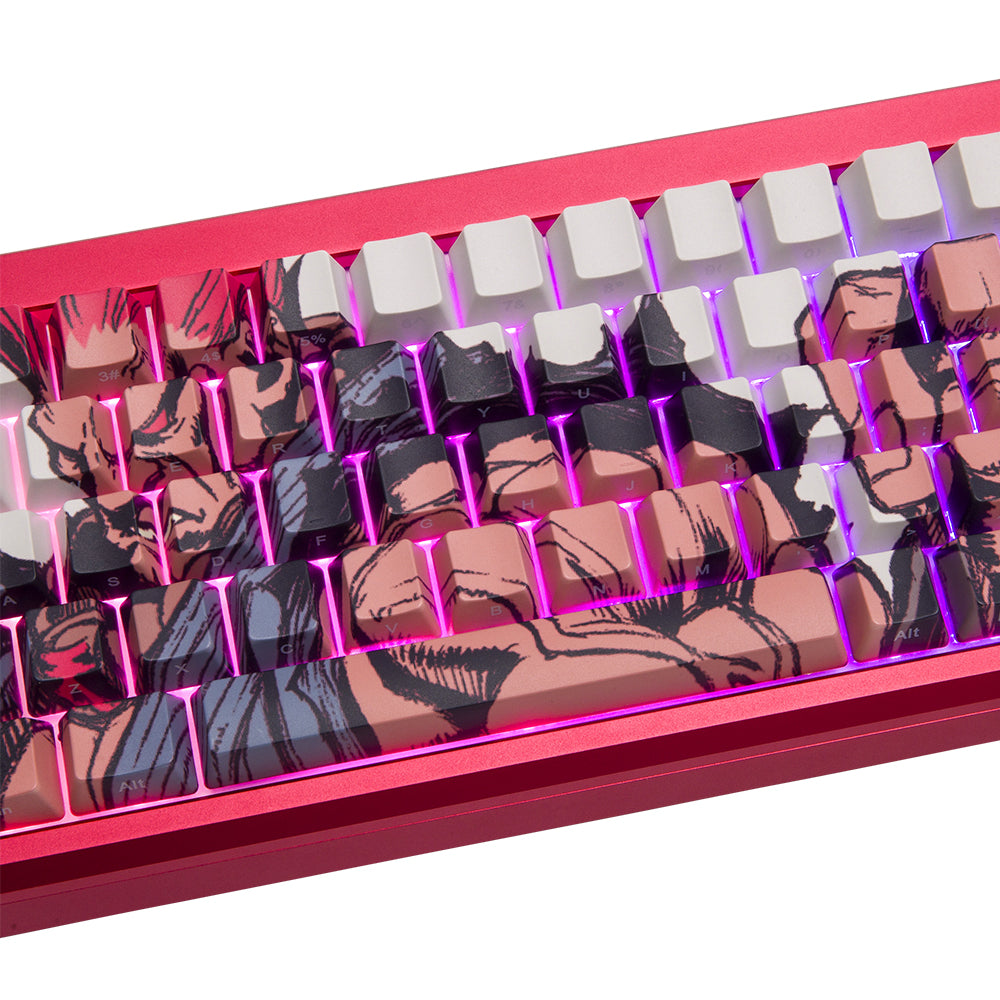 Higround SF x HG Summit 65 keyboard Akuma (Red Gi)