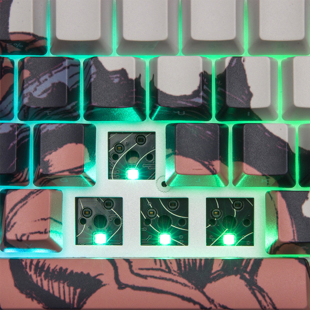 Higround SF x HG Summit 65 keyboard Akuma (Red Gi)