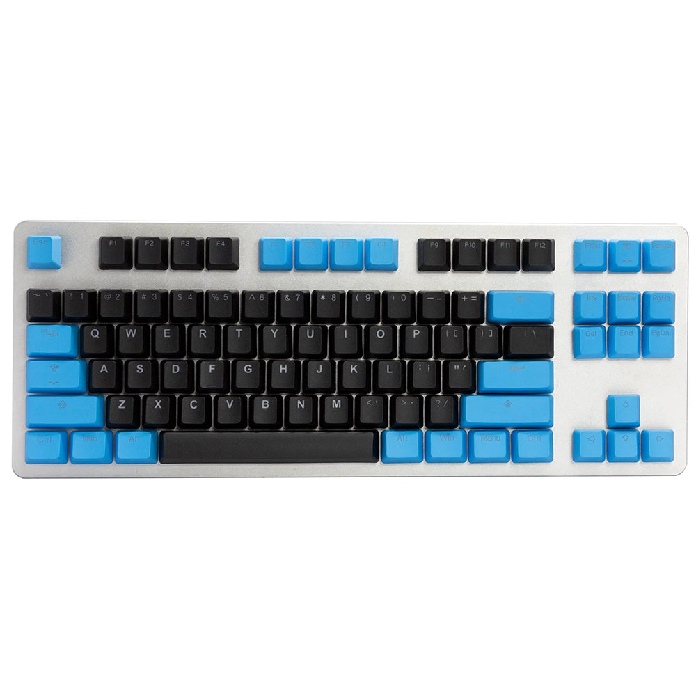 Tai-Hao Black / Blue PBT Double shot Backlit Keycap Set