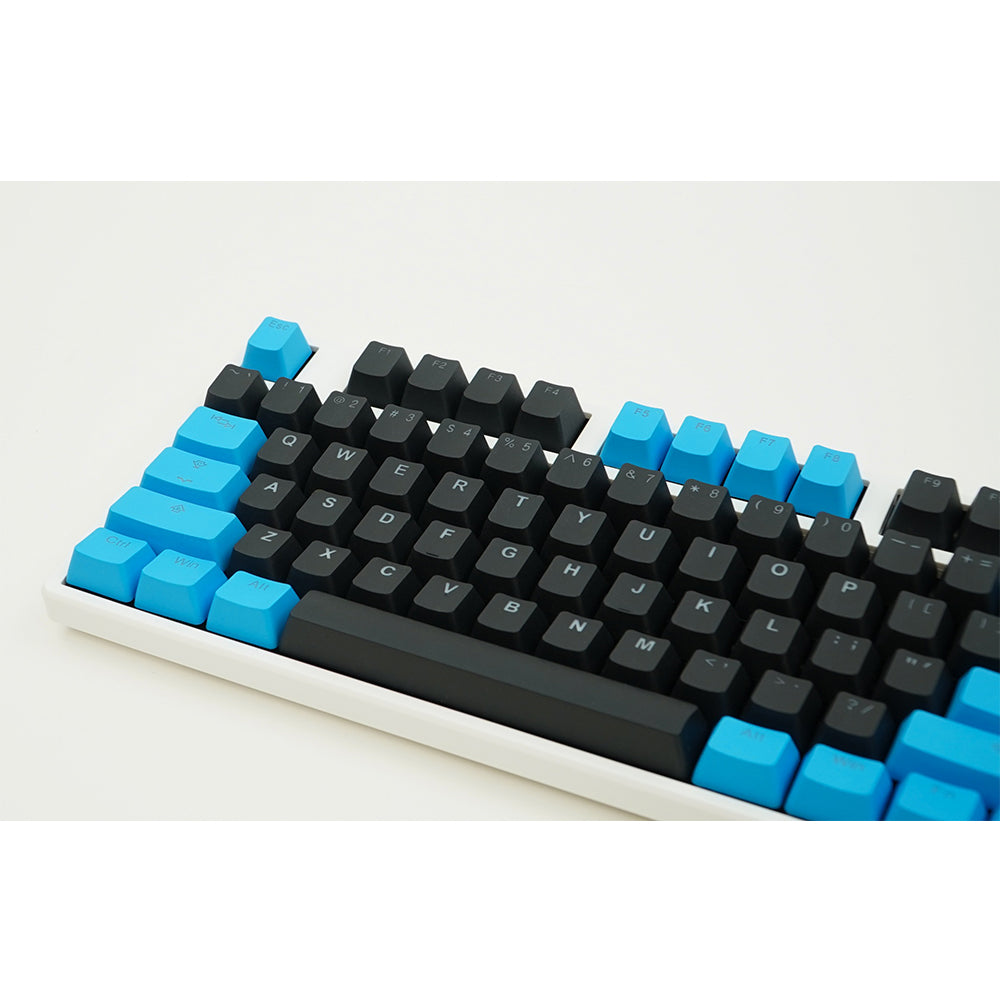 Tai-Hao Black / Blue PBT Double shot Backlit Keycap Set