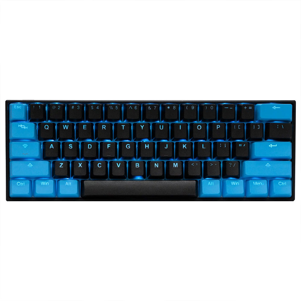 Tai-Hao Black / Blue PBT Double shot Backlit Keycap Set