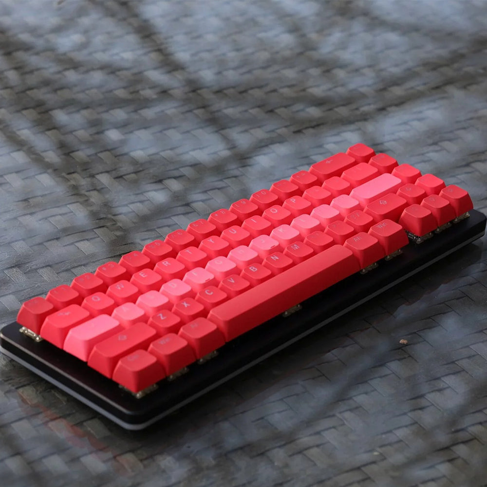 Tai-Hao BOBO Profile Backlit PBT Doubleshot Keycap Set Rosy Clouds