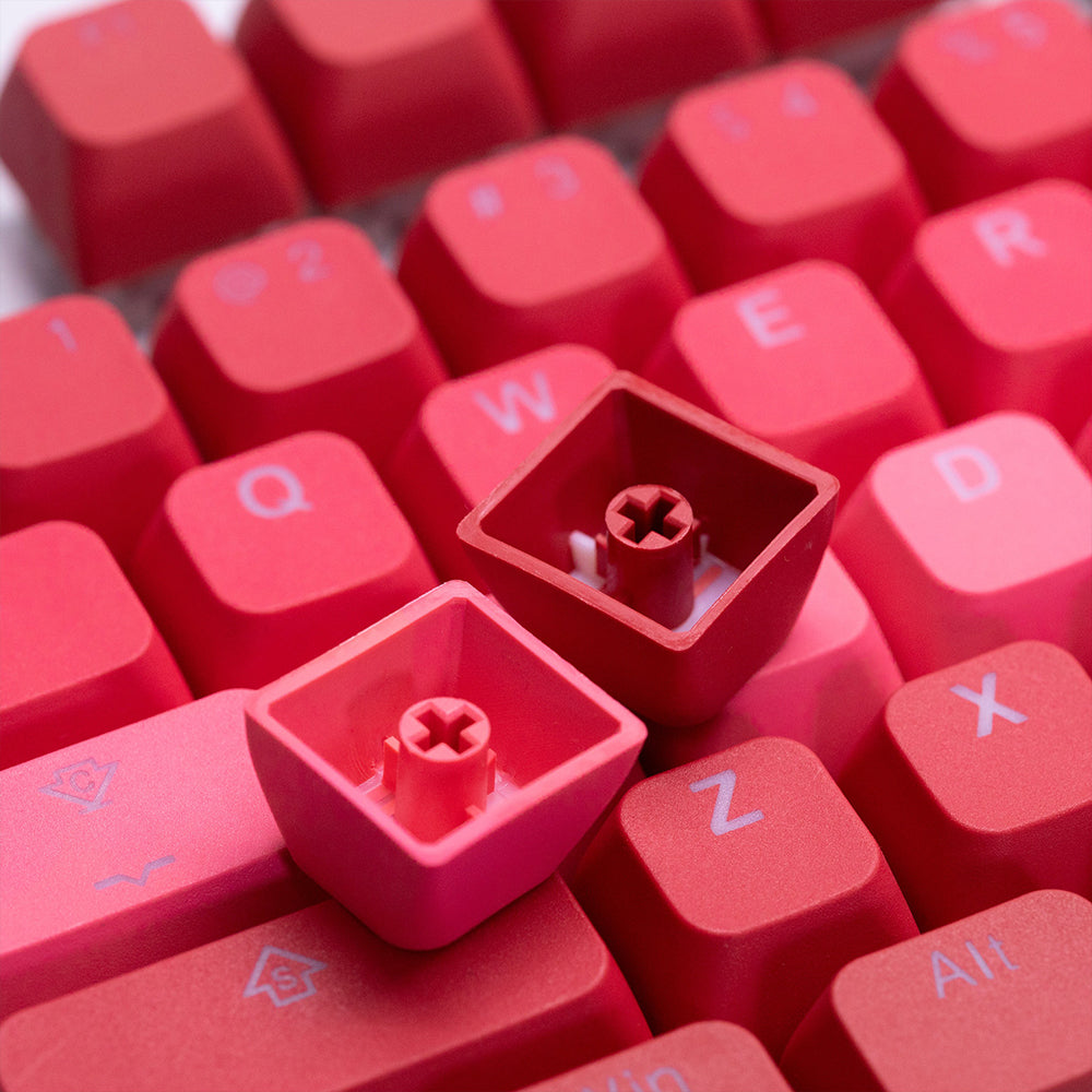 Tai-Hao BOBO Profile Backlit PBT Doubleshot Keycap Set Rosy Clouds