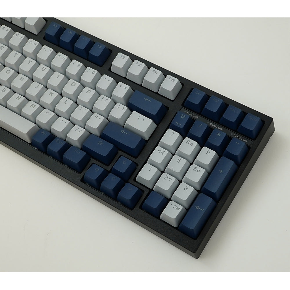 Tai-Hao Cool Gray / Navy blue PBT Double shot Backlit keycap set