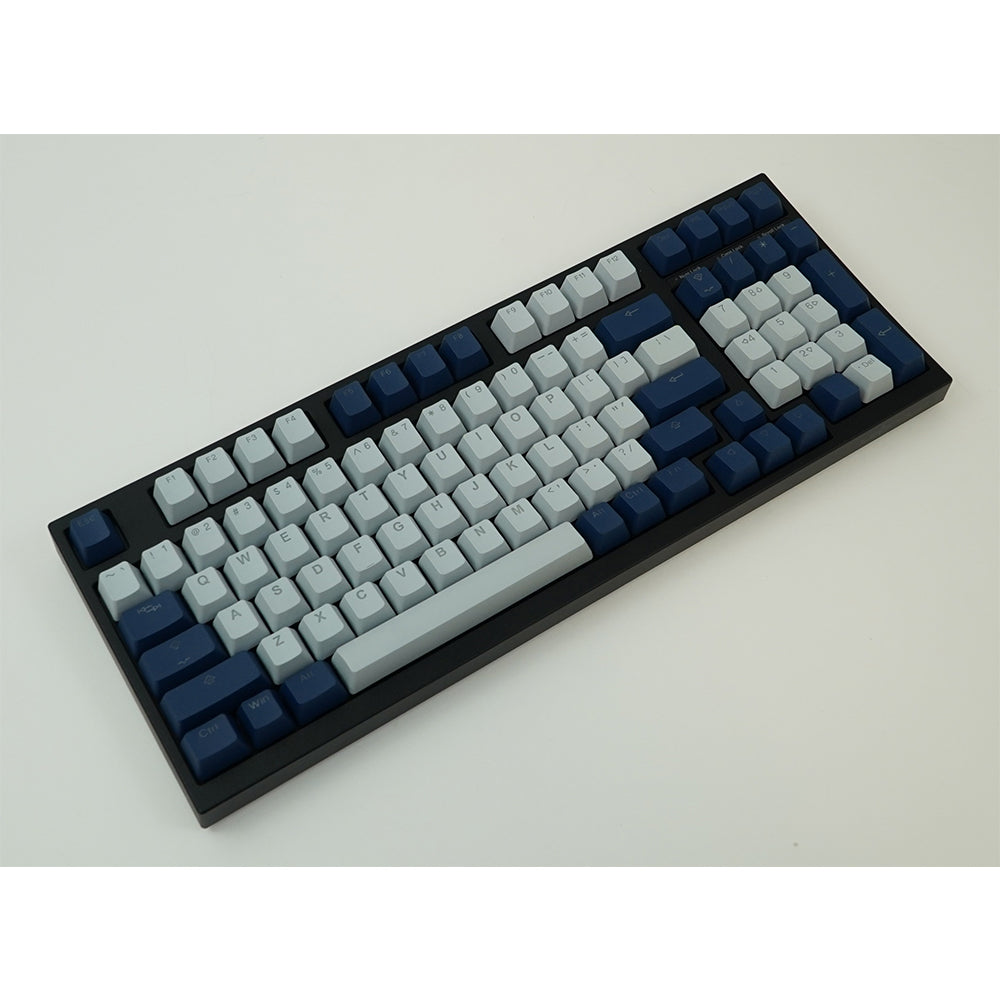 Tai-Hao Cool Gray / Navy blue PBT Double shot Backlit keycap set