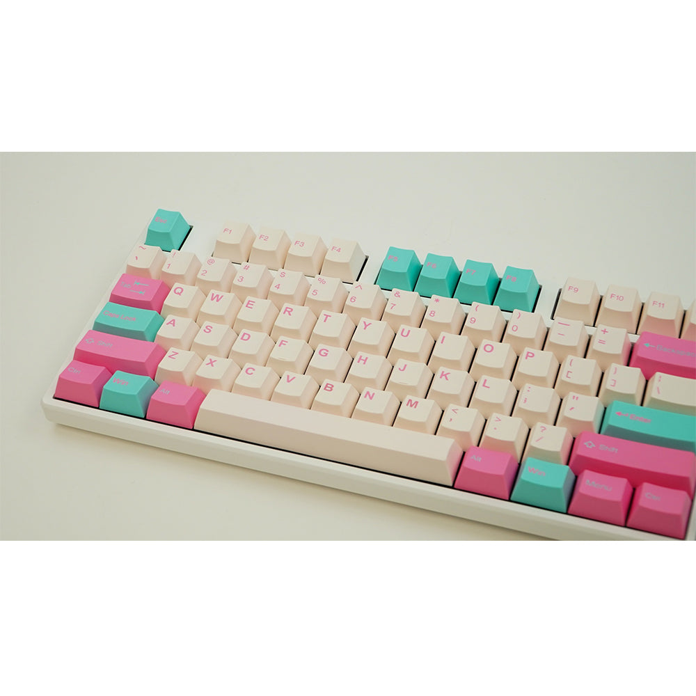 Tai-Hao Miami Surf Cubic ABS Double shot Keycap Set