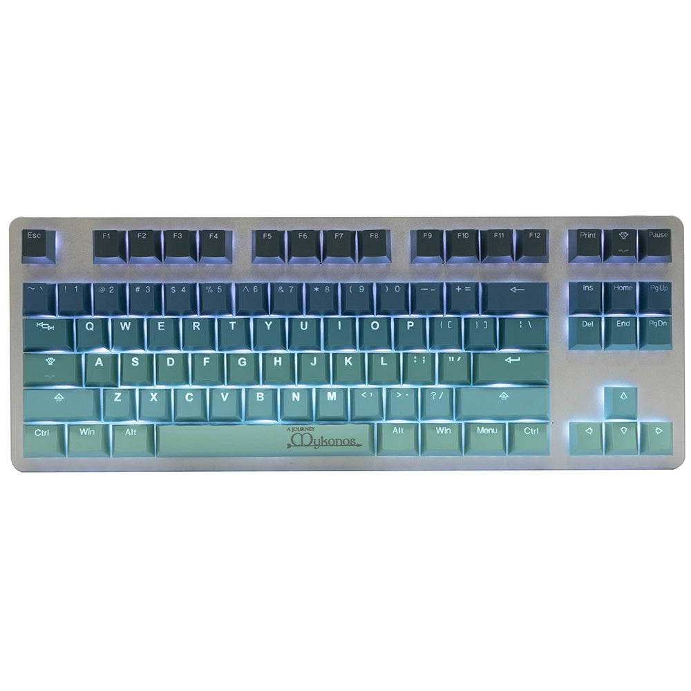 Tai-Hao Mykonos Backlit Cubic PBT Double shot Keycap Set