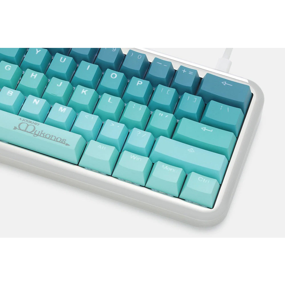 Tai-Hao Mykonos Backlit Cubic PBT Double shot Keycap Set