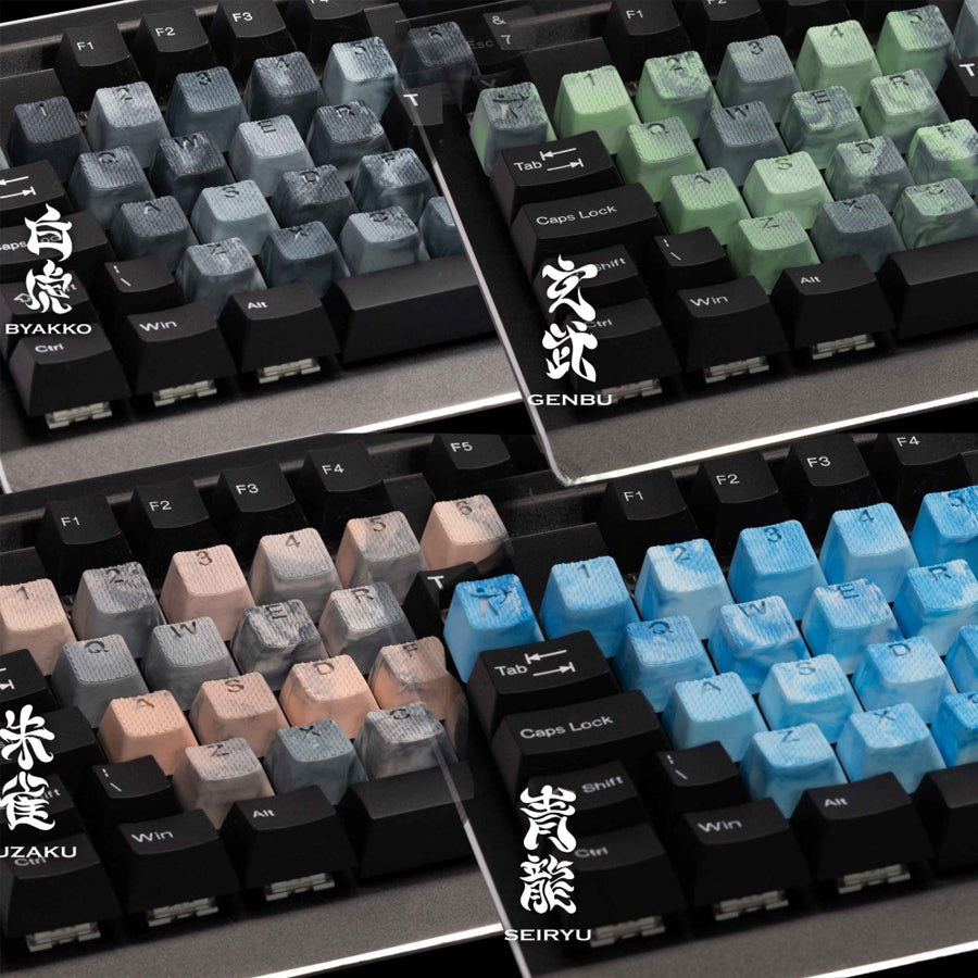 Tai-Hao Rubberized Gaming Keycap Mark II - 23keys SEIRYU (Apatite)