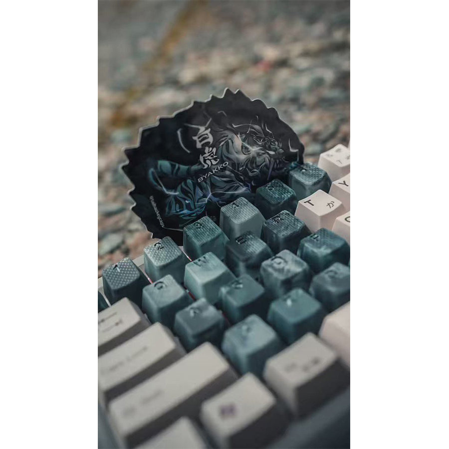 Tai-Hao Rubberized Gaming Keycap Mark II - 23keys GENBU (Malachite)