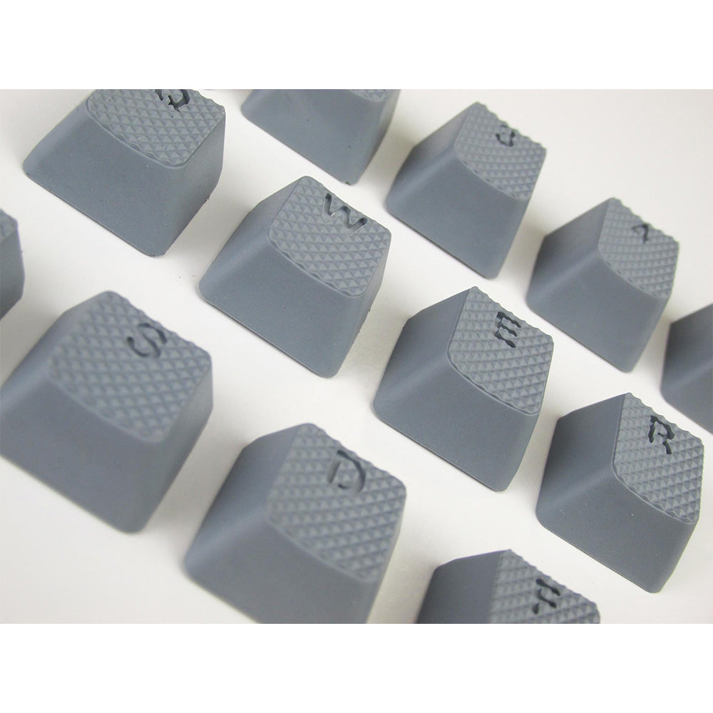 Tai-Hao Rubber Gaming Backlit Keycaps-18 keys/8 keys Gray