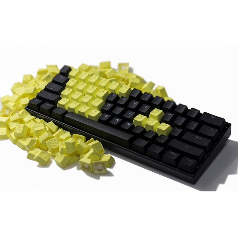 Tai-Hao Rubber Gaming Backlit Keycaps- 22 keys Neon Zinc Yellow