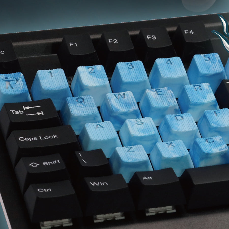 Tai-Hao Rubberized Gaming Keycap Mark II - 23keys SEIRYU (Apatite)