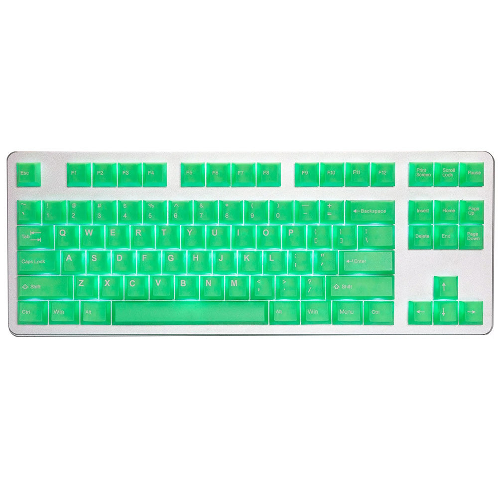 Tai-Hao The Haunted keycaps - Slime Sprout Translucent Cubic ABS Double shot Keycap Set