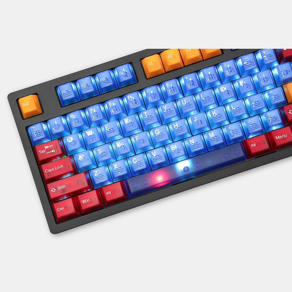 Tai-Hao Translucent Cubic ABS double shot keycap