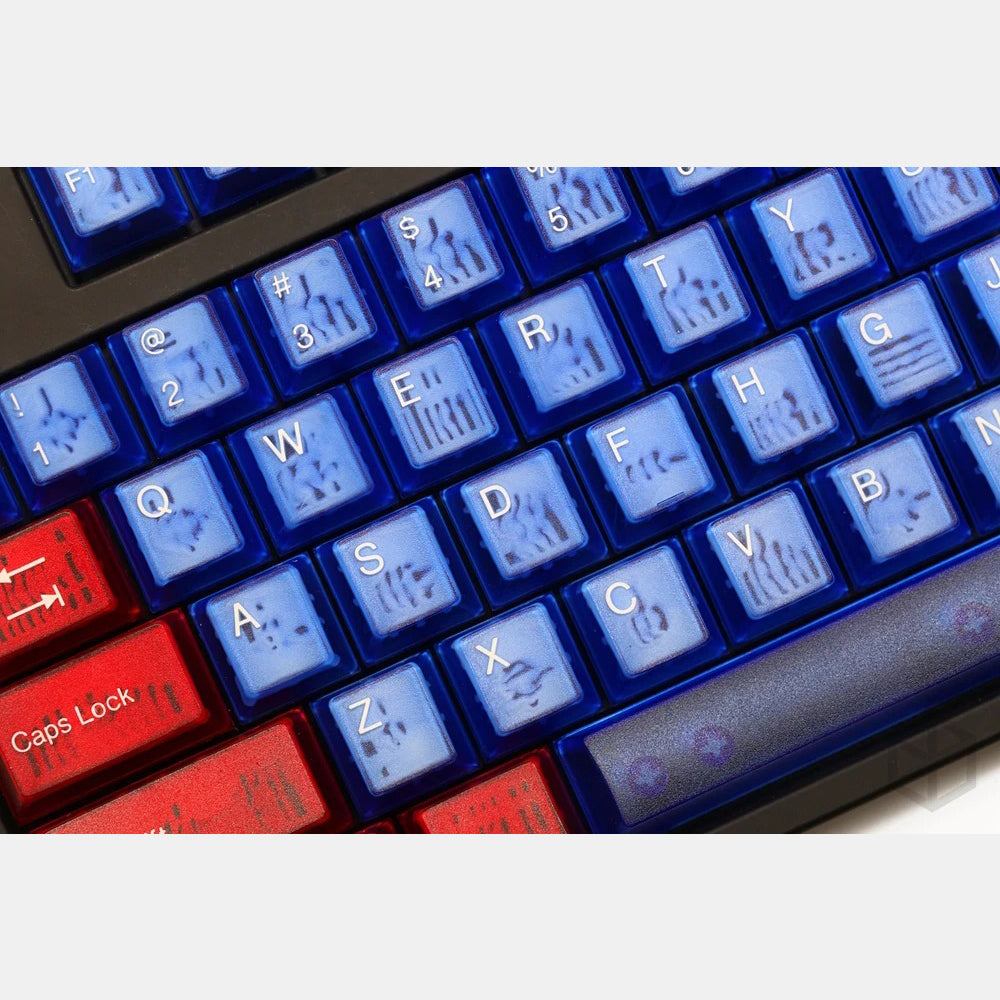 Tai-Hao Translucent Cubic ABS double shot keycap