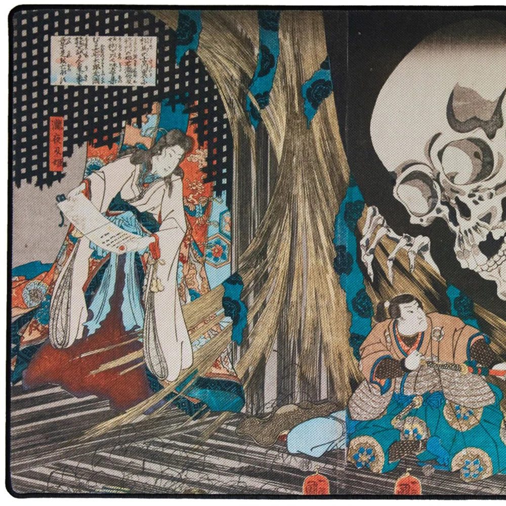 The mousepad company Mousepad DuraGlyde Artist Series Skeleton Specter by Utagawa Kuniyoshi