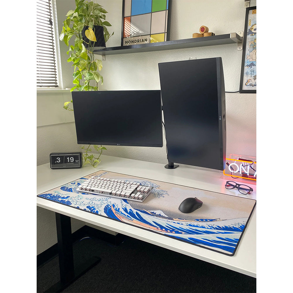 The mousepad company Mousepad DuraGlyde Artist Series Great Wave off Kanagawa by Hokusai