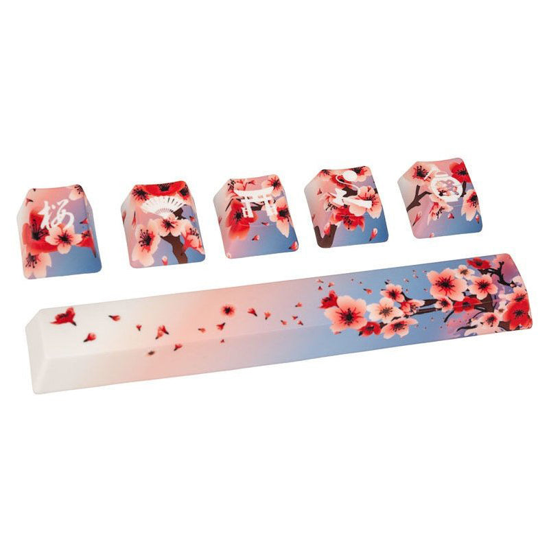 Cherry様　リクエスト商品　五点セット Traitors Sakura SHIRO キーキャップセット 通販：ふもっふのおみせ