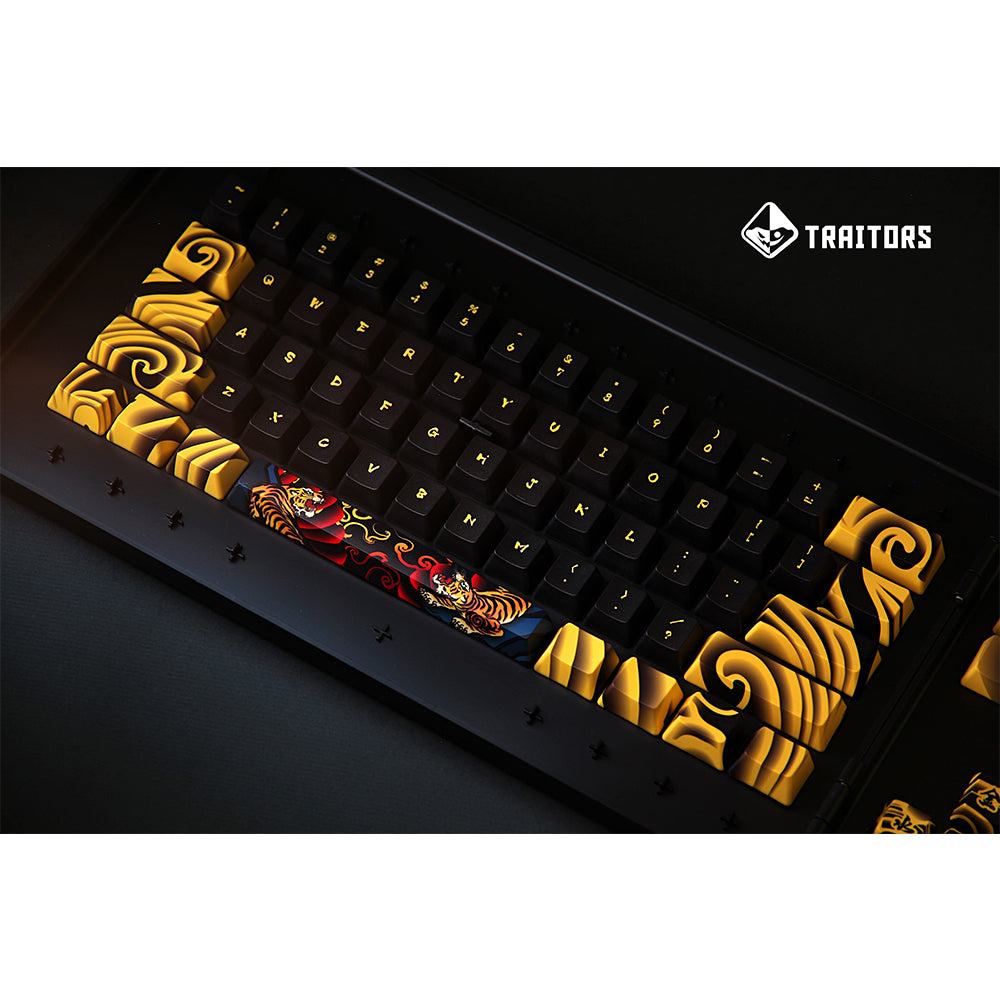 【限定】Traitors 畫虎 Tiger Sketch 108 Keycap Set