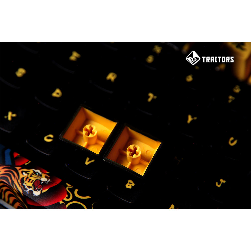 【限定】Traitors 畫虎 Tiger Sketch 108 Keycap Set