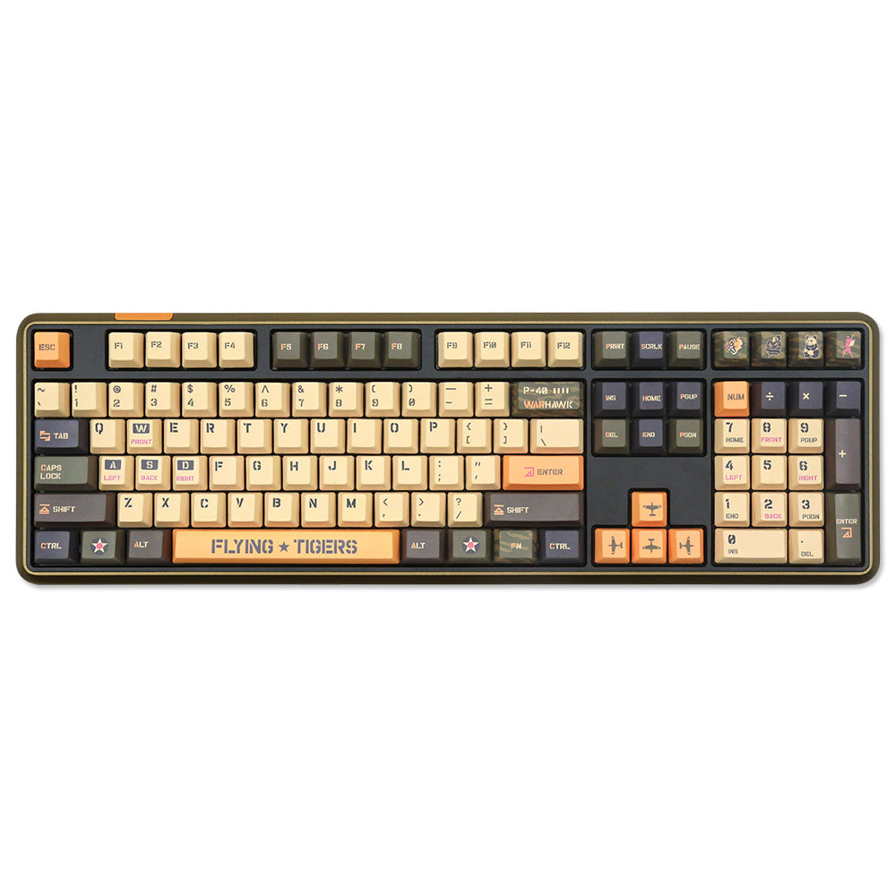 Varmilo 108 Sword2 ANSI Keyboard flying tiger