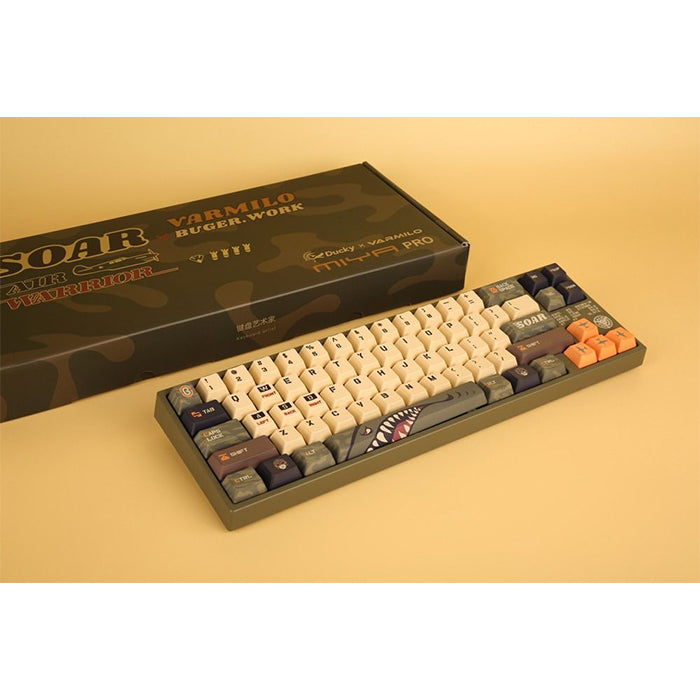VARMILO レトロ US配列 Amazon.com: Varmilo Minilo VXH67 Eucalyptus 65% Wired Hotswap