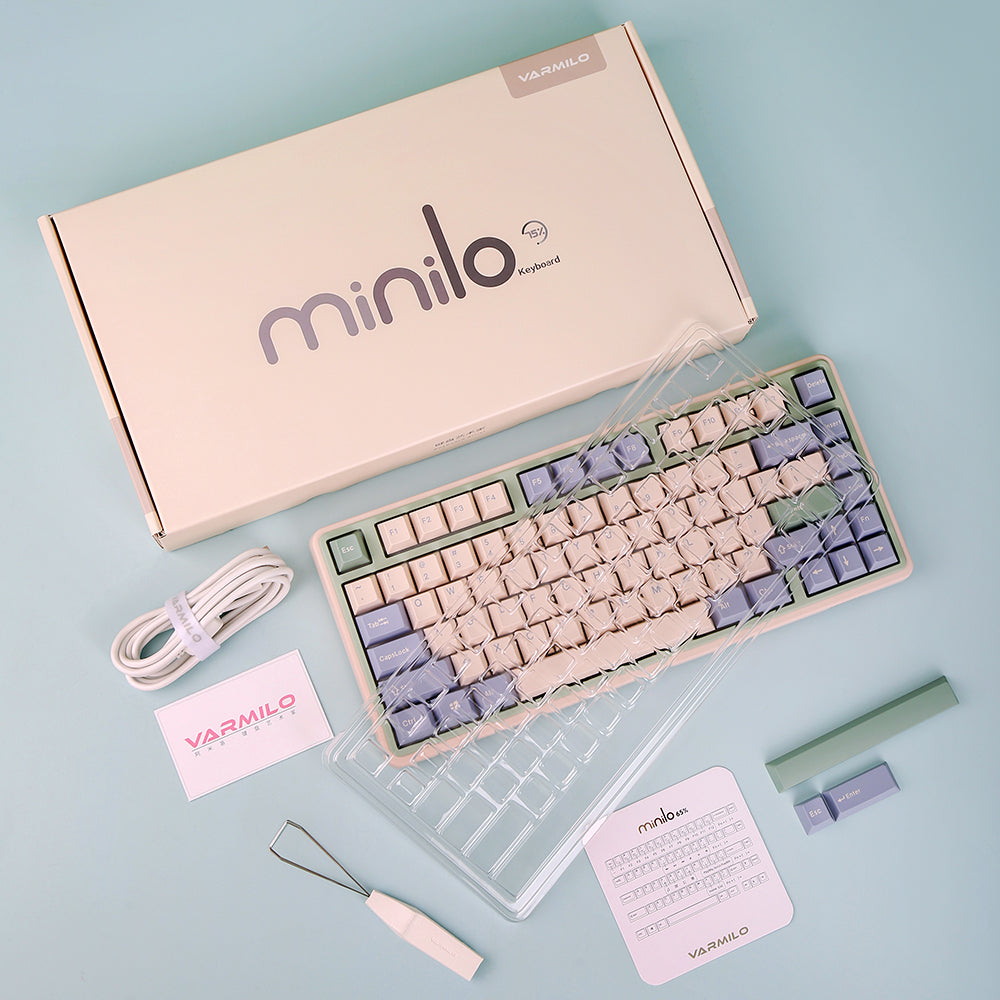 Varmilo 81 Minilo Eucalyptus ANSI Hot-Swap Mechanical Keyboard