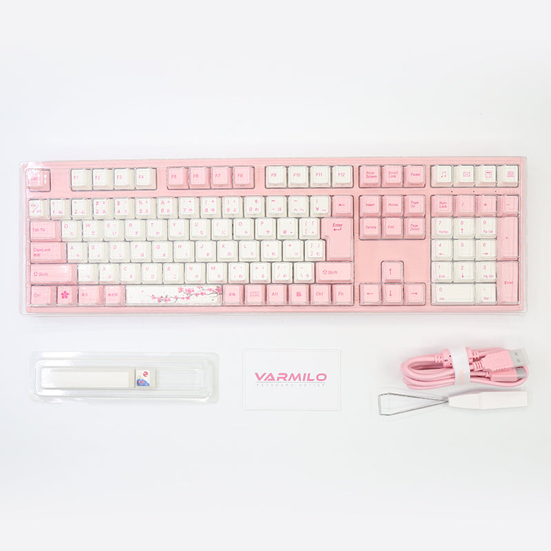 Varmilo 113 Sakura 桜 JIS Keyboard V2
