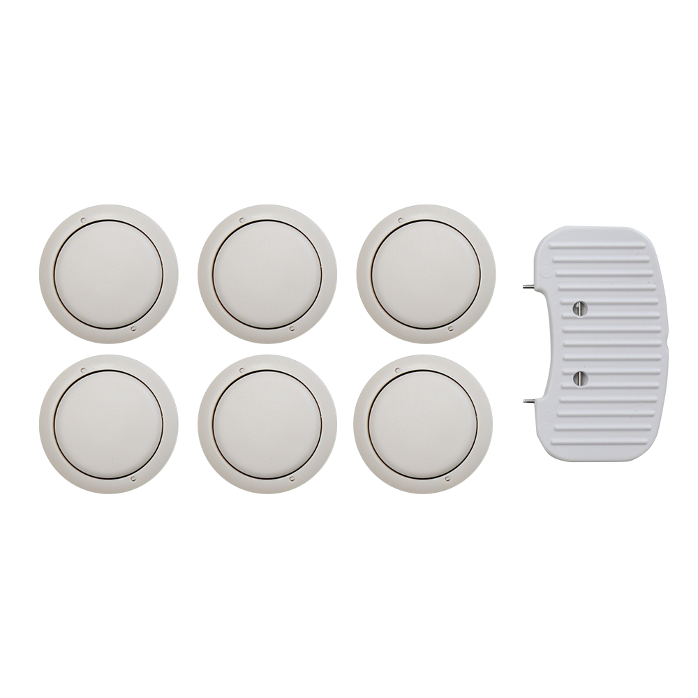VARMILO KASSAI/HA10 Buttons 6pcs set φ22 White PBT