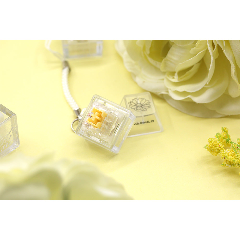 Varmilo EC Daisy Yellow Keychain