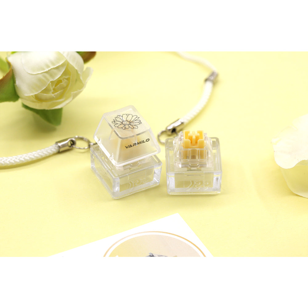 Varmilo EC Daisy Yellow Keychain