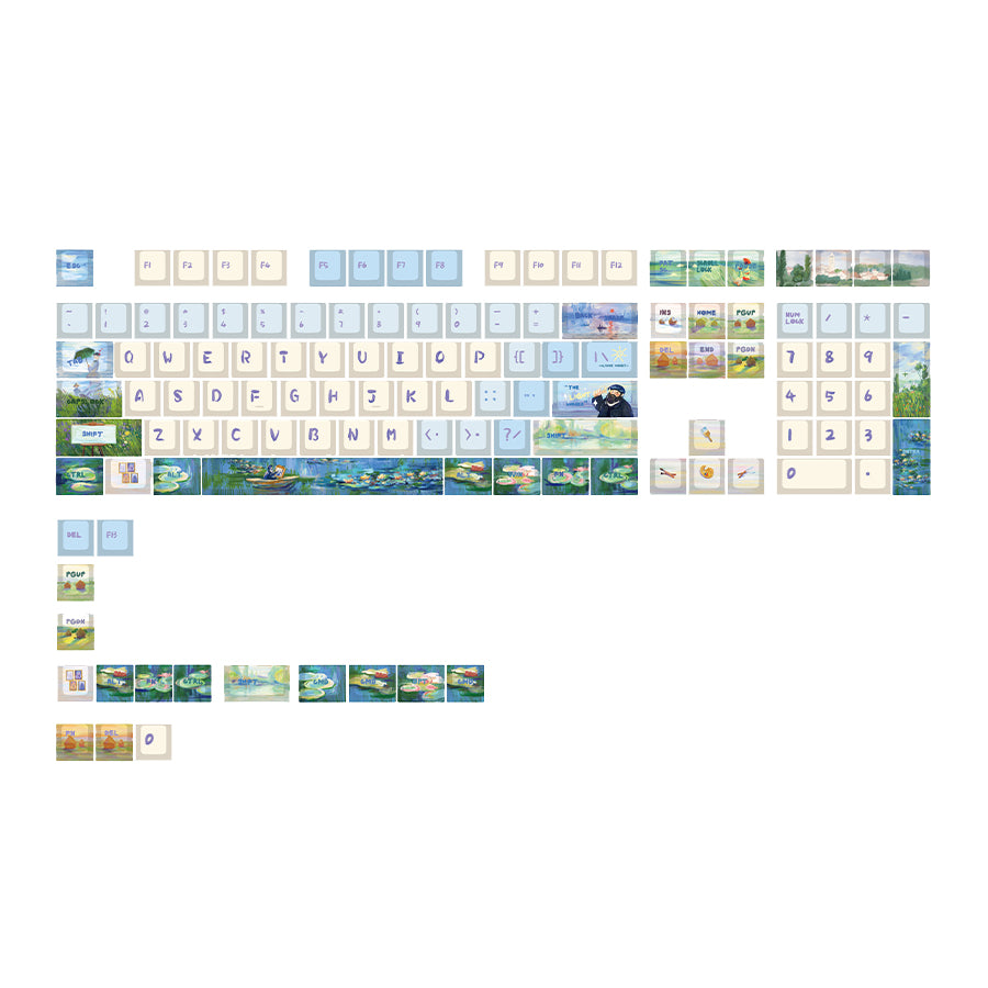 Varmilo Monet Keycap Set 124 keys