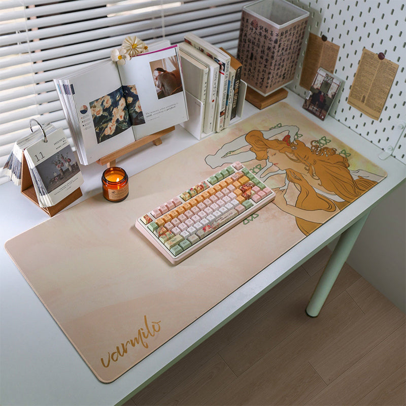 Varmilo(アミロ) Mucha：Bigarettes ミュシャ マウスパッド XLサイズ